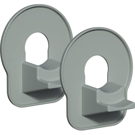 Pool hose support, set of 2, plastic anti-kink protection, compatible with Intex and Bestway pool hoses. (1/4)