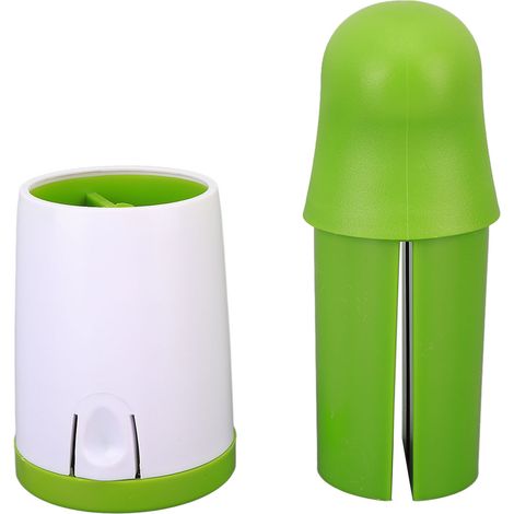 Hachoir multifonctionnel sécurisé pour persil – 2 lames en acier inoxydable, râpe manuelle et maillet à épices inclus – idéal pour hacher finement herbes fraîches et aromates