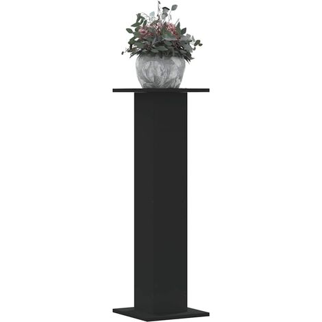 Pflanzenständer 2 Stk. Schwarz 30x30x95 cm Holzwerkstoff