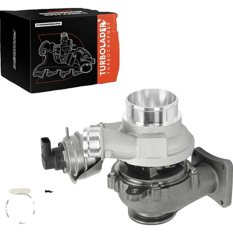Turbolader, Metallkonstruktion, Standardgröße, Kompatibel mit Volvo S60 II, V70 III, Verbesserte Motorleistung (1/5)