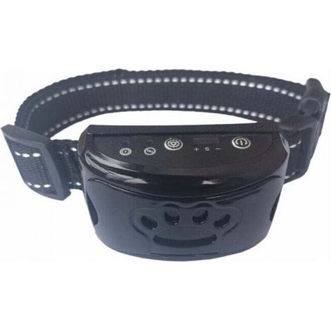 Collar antiladridos recargable para perros - Dispositivo antiladridos para perros pequeños, medianos y grandes - Negro (1/4)