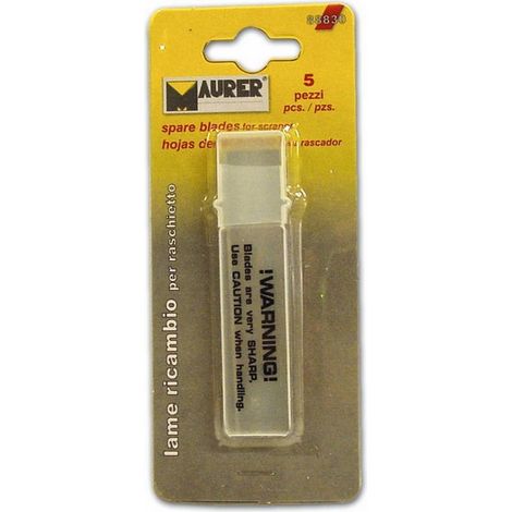 Hoja Recambio Rascavidrios Maurer (Blister 5 Piezas)