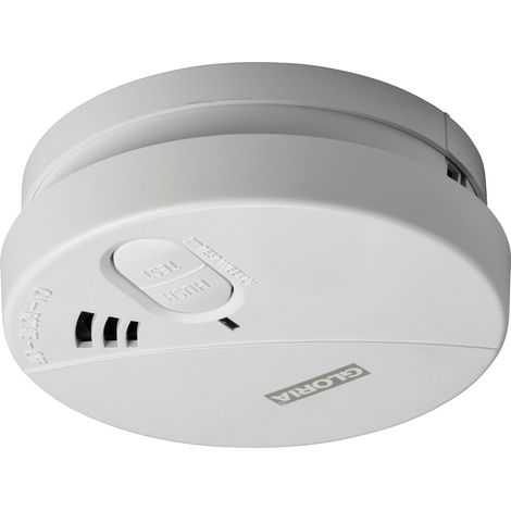 Gloria R5 Rauchwarnmelder inkl. 5 Jahres-Batterie batteriebetrieben (Ø x H) 106 mm x 35 mm (1/2)