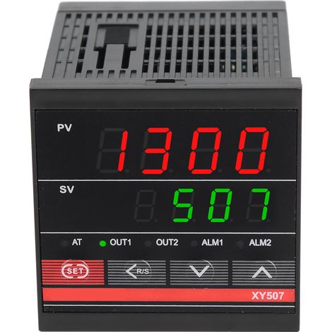 Régulateur de température PID intelligent XY507, contrôle industriel chauffage/refroidissement, relais, 100-240VAC (1/5)