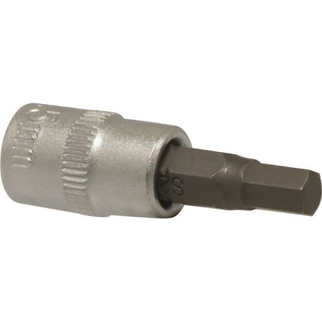 DRAKKAR - Douille tournevis 1/4" avec embout 37mm hexagonal 3mm - 12088 - Ce produit de marque DRAKKAR est neuf.