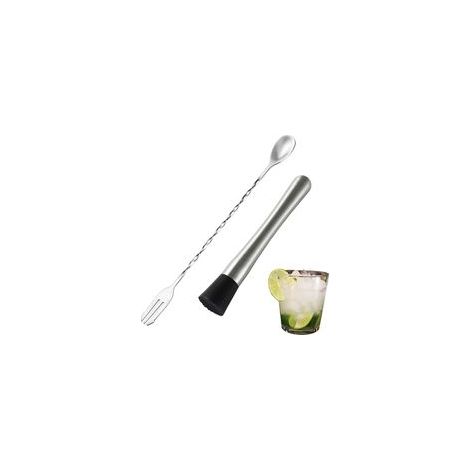 Pilon à cocktail, pilon à cocktail, pilon, accessoire de cocktail, pour déboguer de délicieux cocktails, mojito, boissons et jus (1/5)
