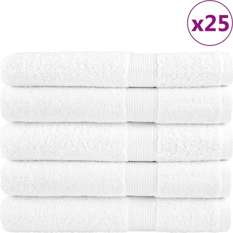 Premium Saunatücher SOLUND 50 Stk. Weiß 80x200 cm 600 g/m² (1/5)