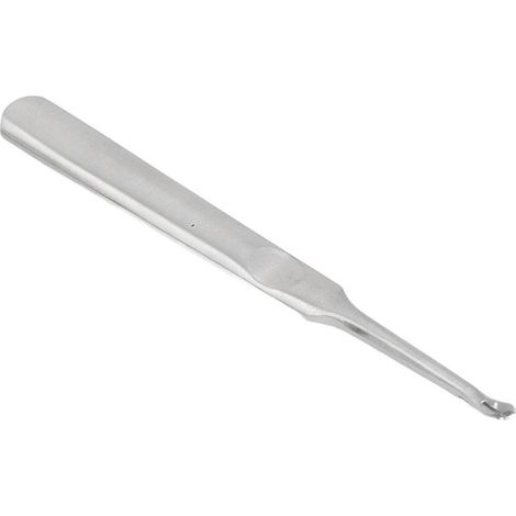 Rainureuse à cuir type U 115, outil de dédoublage pour maroquinerie DIY, bords antidérapants avec finition argentée. (1/5)