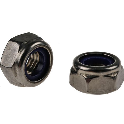Ecrou frein RS PRO M10 Insert nylon ( Prix pour Sachet de 100 )