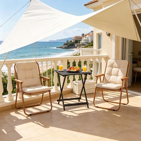 Table de balcon, table d'appoint extérieure, table de camping, table pliante (uniquement avec table pliante) (1/4)