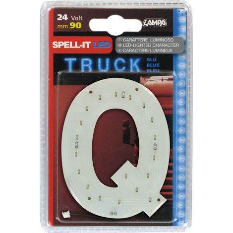 Spell-It Led, 90 mm, 24V - Blu - Q