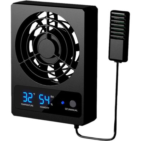 Ventilateur Pour Enclos À Reptiles - Déshumidificateur Pour Biotope Pluie - 12 V - 40 Mm - 1 Pièce