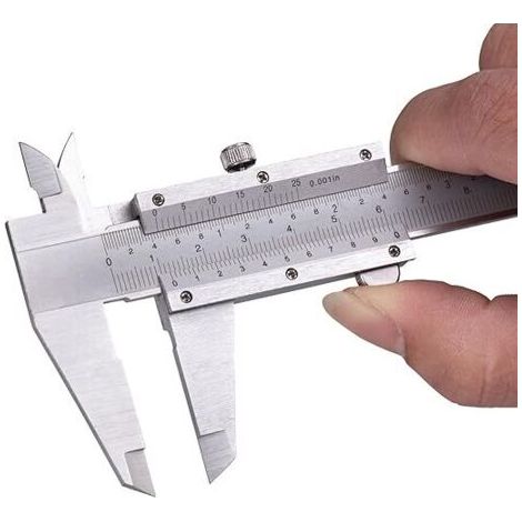 Pied à Coulisse 0-150mm 0-6" Pied a Coulisse Outil de Mesure 0.02mm/0.001" précision pour Professionnel/l'industrie/le Bricolage/la Maison avec étui de Rangement (1/5)