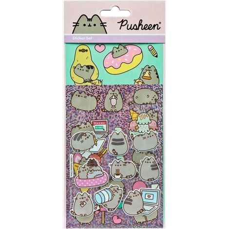 Set de pegatinas de Pusheen