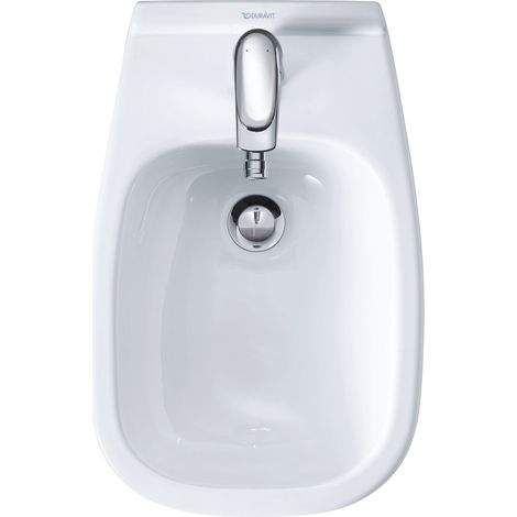 Duravit D-Code bidé suspendido, con agujero para grifo, con