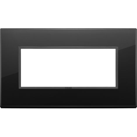 VIMAR - 21649.88 Placca 5M BS nero totale diamante