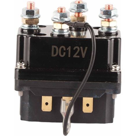 Relais Solénoïde Treuil - 12 V - 250 A - Pour Treuils 3000 À 5000 Livres - Compatible ATV UTV SUV 4x4 - 1 Pièce (1/5)