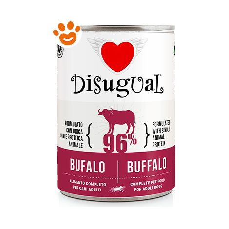 Disugual Dog Adult Bufalo - Lattina 400 Gr -