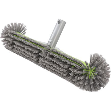 Pool Cleaning Brush Head Plastic Nylon Bristles Prevent Scratch Swimming Pool Wall Tile Brush for Wall Ponds Hot Tubs (1/5)