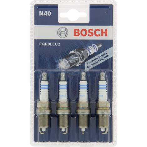 BOSCH 4 Bougies Allumage FQR8LEU2 N40 (1/3)