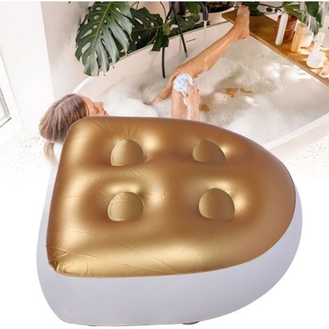 Coussin gonflable de spa - FAFEICY - Rose Or - Réglable - Antidérapant - PVC (1/5)