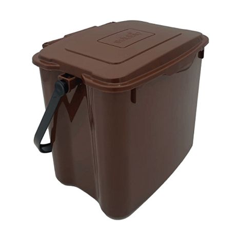 Küchenkomposteimer – 7 Liter – Braun - C080060