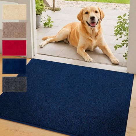 Tapis d'entrée absorbant Nasa Bleu foncé 50 x 80 cm