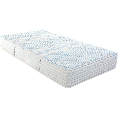 Matelas réversible NELA en mousse 90 x 190 cm, avec face été/hiver, mémoire de forme, ferme, indépendance du couchage - épaisseur 24 cm (1/5)