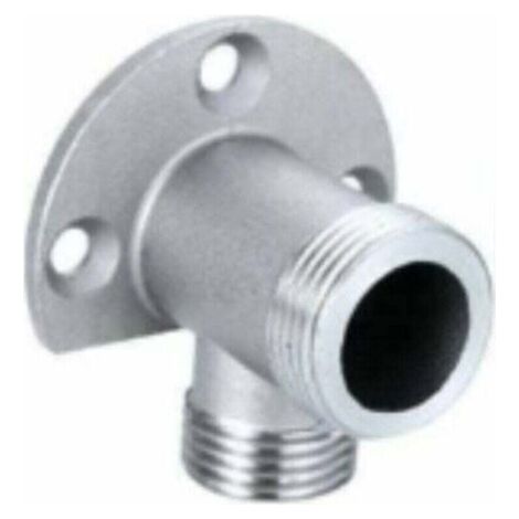 Installation kit to connect the pipe to the exposed faucet. outdoor shower system. thermostatic mixer. surface recessed conversion (1/4)