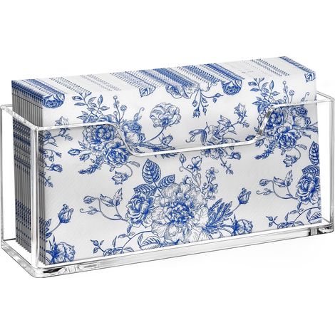 Porte-serviettes en acrylique pour invités dans la salle de bain  porte-serviettes vertical transparent et étanche pour la cuisine. (1/5)