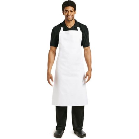 Tablier Bavette Blanc XL - Whites Chefs Clothing