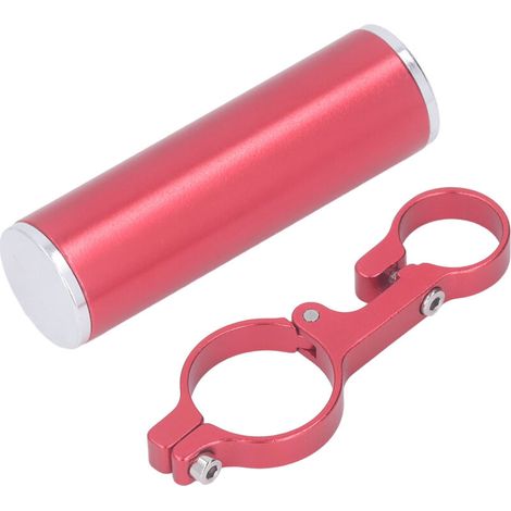 Extension de guidon de vélo en alliage d'aluminium multifonctionnelle pour support de téléphone portable (rouge)