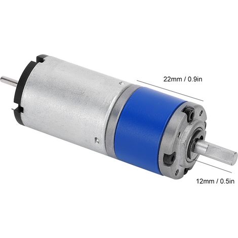 CM22-2230 Moteur à engrenages planétaires miniature 22 mm, système de stationnement électronique, 24 V CC, 560 tr/min (1/5)