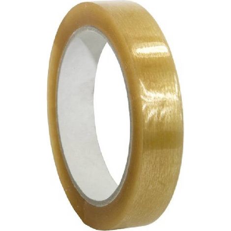 Nastro adesivo trasparente in polipropilene multiuso adatto per imballaggi leggeri 15 mm x 66 mt -Confezione da 20 pezzi
