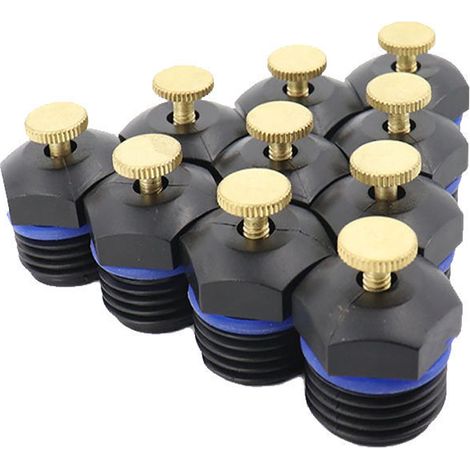 Accessoires de connecteur de tuyau de jardin 1/2 pouce mâle ajustable eau arroseur micro écoulement écoulement goutte goutte goutte irrigation goutte d'irrigation d'irrigation 10 pièces (1/5)