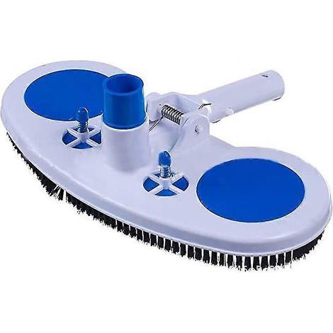 Aspirateur de piscine, aspirateur de piscine portable à jet, tête de brosse de nettoyage de piscine, tête de balai à aspiration sur roues avec brosses latérales (1/5)