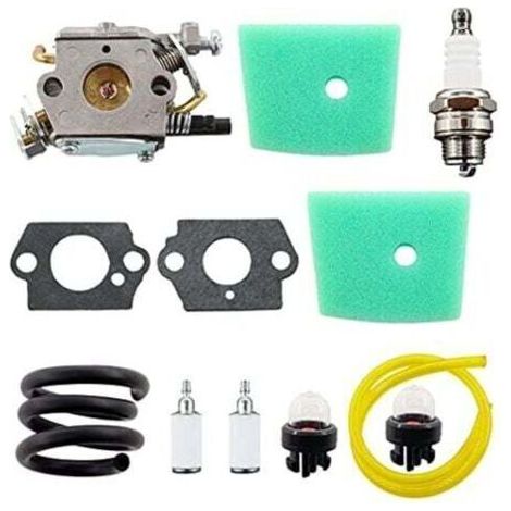 FOREHILL Carburateur Filtre à air Tuyau pour Husqvarna 123 123C 123L 123LD 223 223L 223R 322C 322L 322R 323 323C 323L 325 325C 325CX 325L 325LX 326 326C 326L 326LX 327 Tronçonneuse à chaîne (1/2)