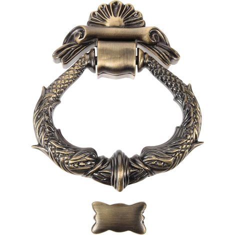 Heurtoir de porte Unomor Vintage en alliage de zinc doré (1/5)