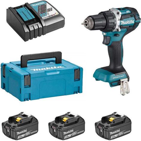 Perceuse Visseuse MAKITA DDF484RF3J 18 V Li-ion Ø 13 mm (3 x 3,0 Ah)