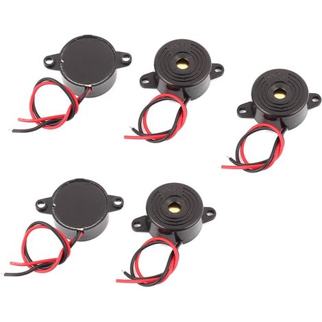 pièces DC24V 2 fils miniature alarme électronique été noir (0c23294dad5e0785999cb289a01162be)
