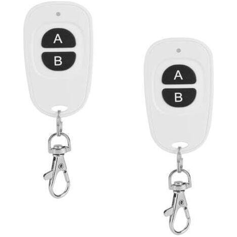 Télécommande Garage Universelle, 433 MHz 2 Canaux Transmetteur de Télécommande ,sans Fil Jusqu' à 50m .(2 articles) (1/5)