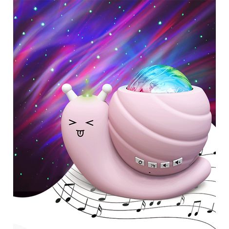 Escargot USB plug-in ciel étoilé rose projection lumière ambiante, télécommande (style régulier) (1/5)