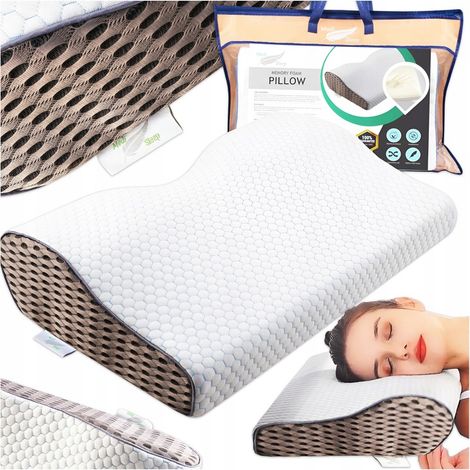 CUSCINO ORTOPEDICO PER DORMIRE SUL FIANCO E SULLA PANCETTA, CONFIGURATO IN MEMORY FOAM (1/5)