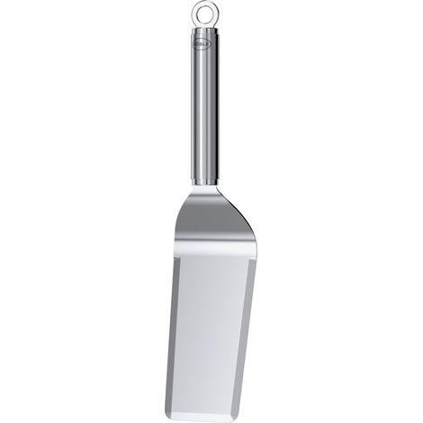 Rösle Plancha-Spachtel schmal aus Edelstahl, Klingen- Länge/Breite 15 x 7 cm 250430 (1/2)