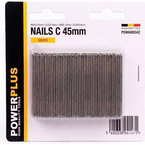 Nägel Varo Typ c 45 mm Pack 500 silber