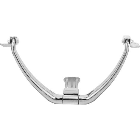 Charnière d'appui-tête réglable en métal : quincaillerie multifonctionnelle pour meubles compatible avec les canapés et les lits - connecteur de remplacement pour dossier de chaise (argenté) (1/5)