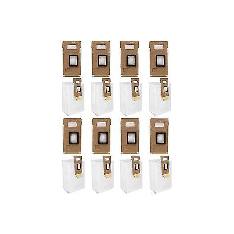 Lot de 16 sacs à poussière pour aspirateur robot Xiaomi Roborock S7/S7+ (vidange automatique, 3 l) (1/5)