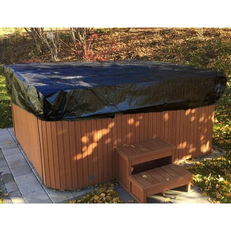 Couverture carrée pour spa, imperméable 210d (231 x 231 x 30 cm) (1/5)
