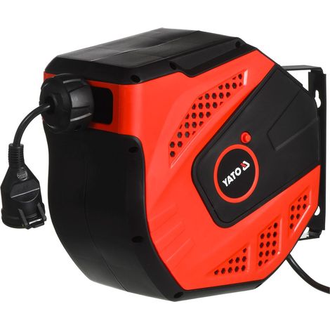 Rallonge électrique YATO YT-81221 de 20 m sur enrouleur (1/5)