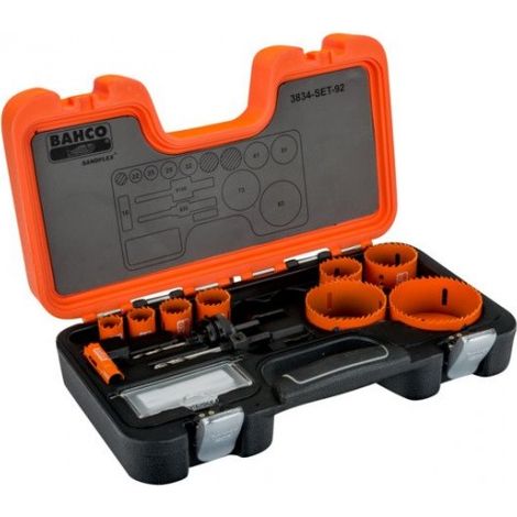 JUEGO DE CORONAS SANDFLEX BIMETAL 3834-SET-92 - BAHCO
